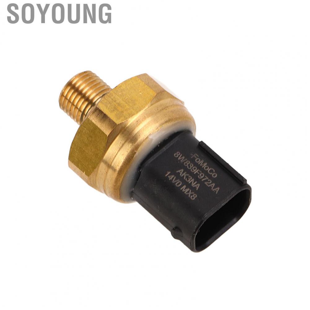 Soyoung Fuel Rail Pressure    Aging Durable Practical Copper 8W839F972AA for Car