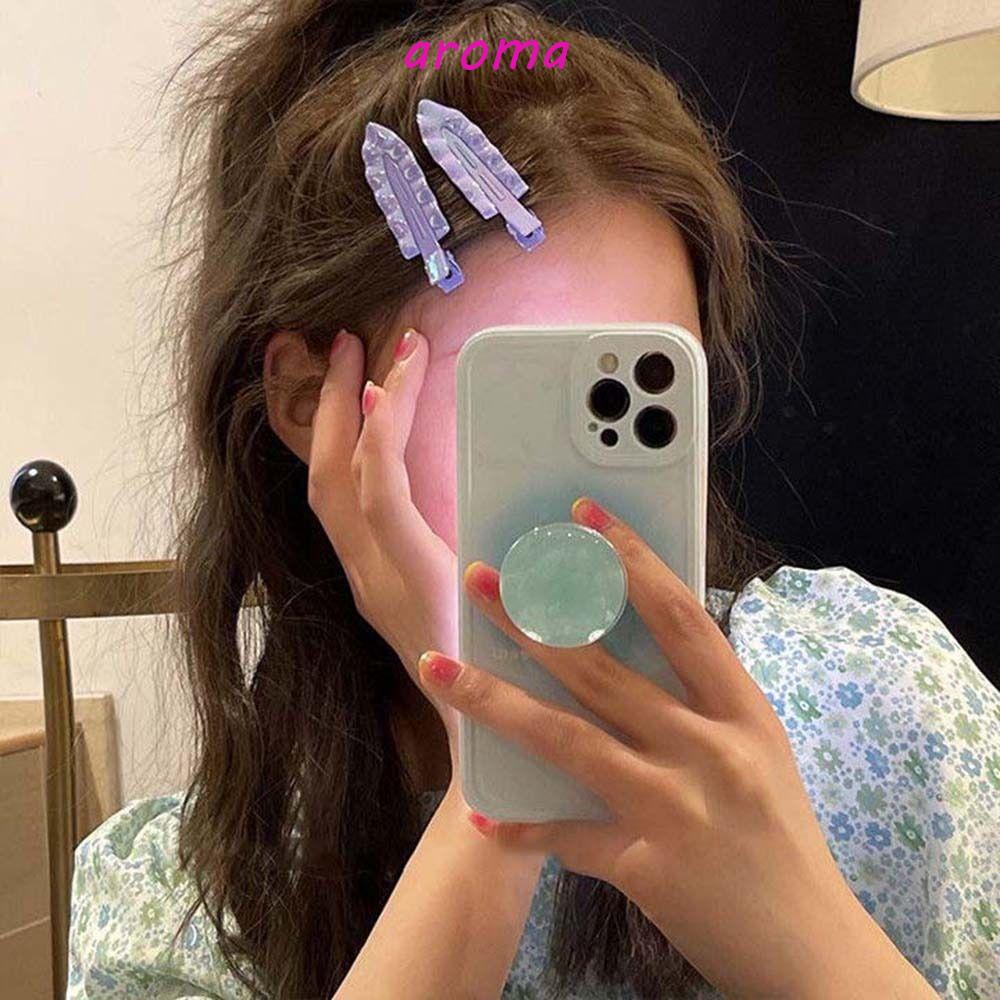 AROMA Kẹp Tóc Kim Loại Hình Đuôi Cá Dễ Thương Cho Nữ