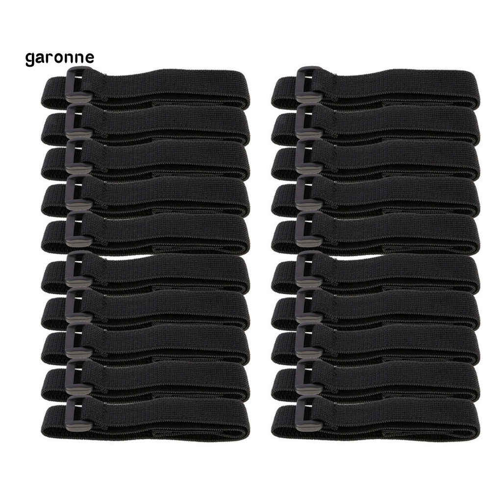 20 Dây Dán Buộc Dây Cáp Tự Dính Có Thể Tái Sử Dụng 40cm