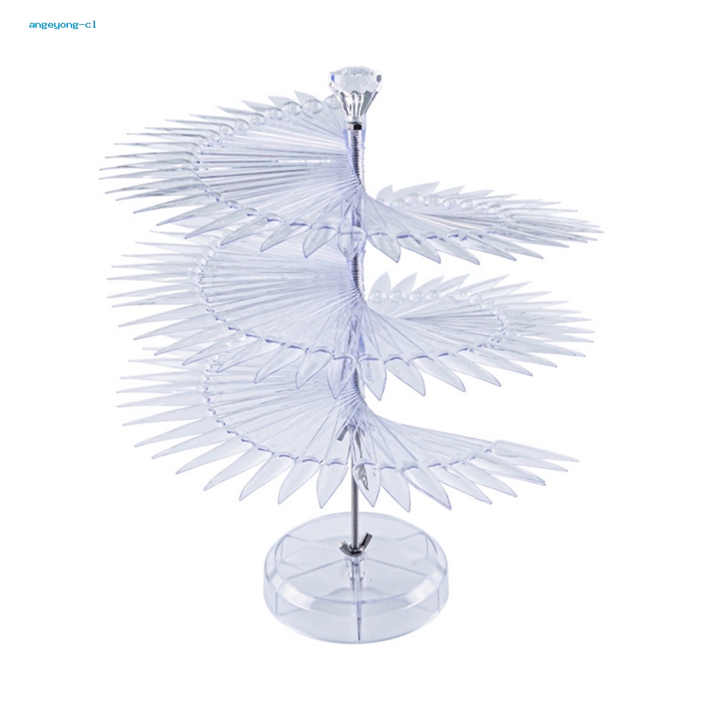 Thanh Acrylic Trong Suốt Trưng Bày Sơn Móng Tay Dạng Xoắn Ốc