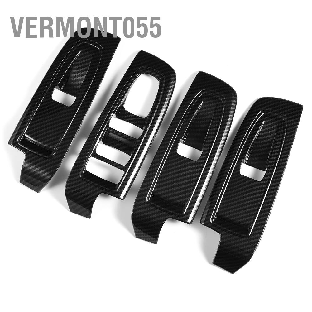 Vermont055 4 Nội Thất Ô Tô Cửa Tay Sổ Nút Công Tắc Bao Viền Phù Hợp Cho Subaru Forester SK 2019