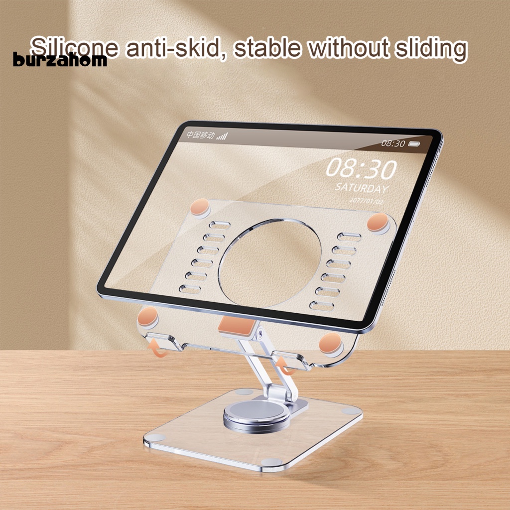 Giá Đỡ Máy Tính Bảng Trong Suốt Chống Trượt Xoay 360 Độ Tiện Dụng