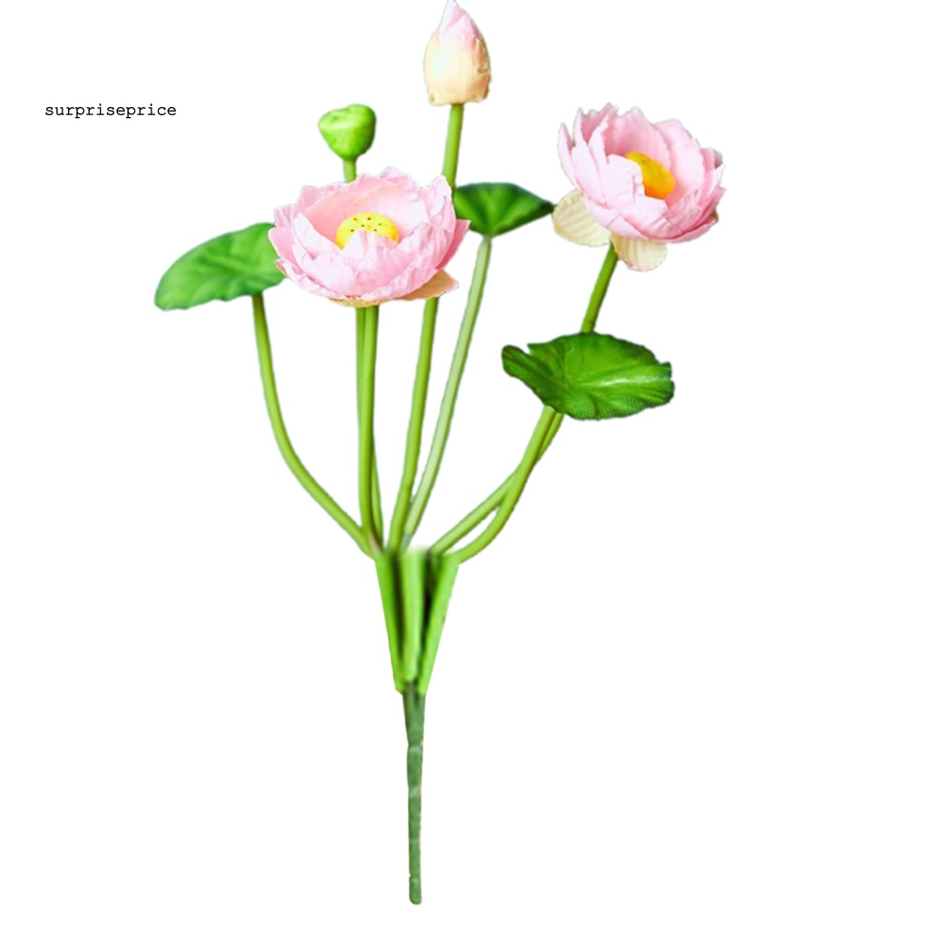 Bó Hoa Khô Nhân Tạo Bằng Lụa Tự Nhiên Dùng Trang Trí Nhà Cửa