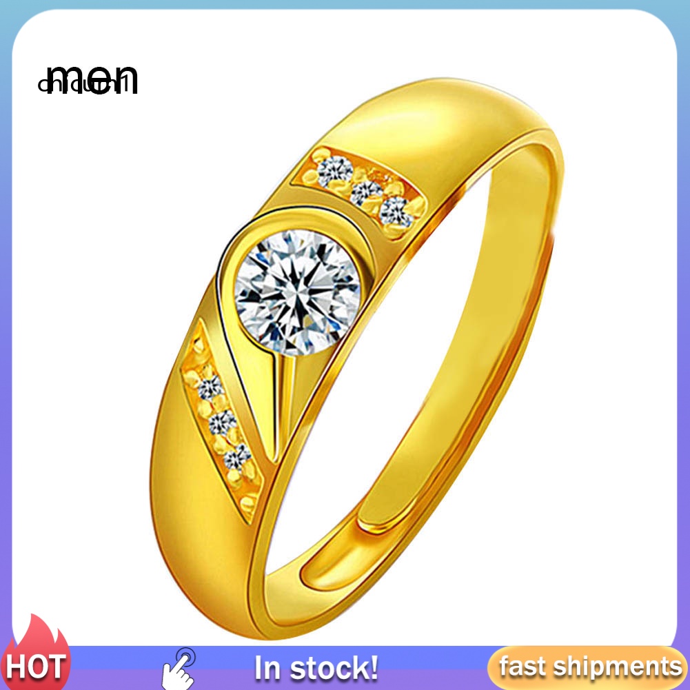 Nhẫn Cặp Đính Đá Hình Trái Tim Thời Trang