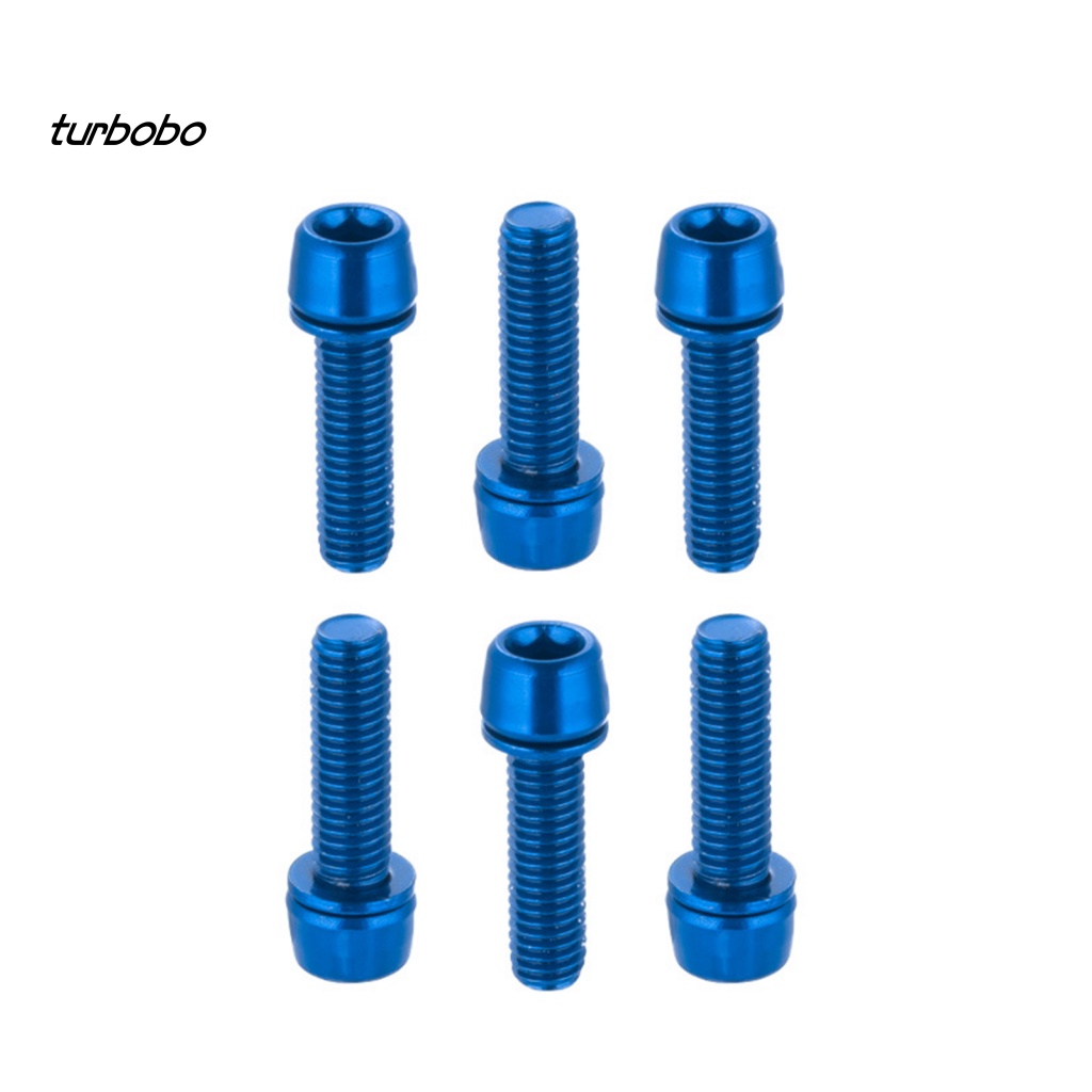 Set 6 Ốc Vít M5x18mm Bằng Thép Chống Biến Dạng Cho Xe Đạp Leo Núi