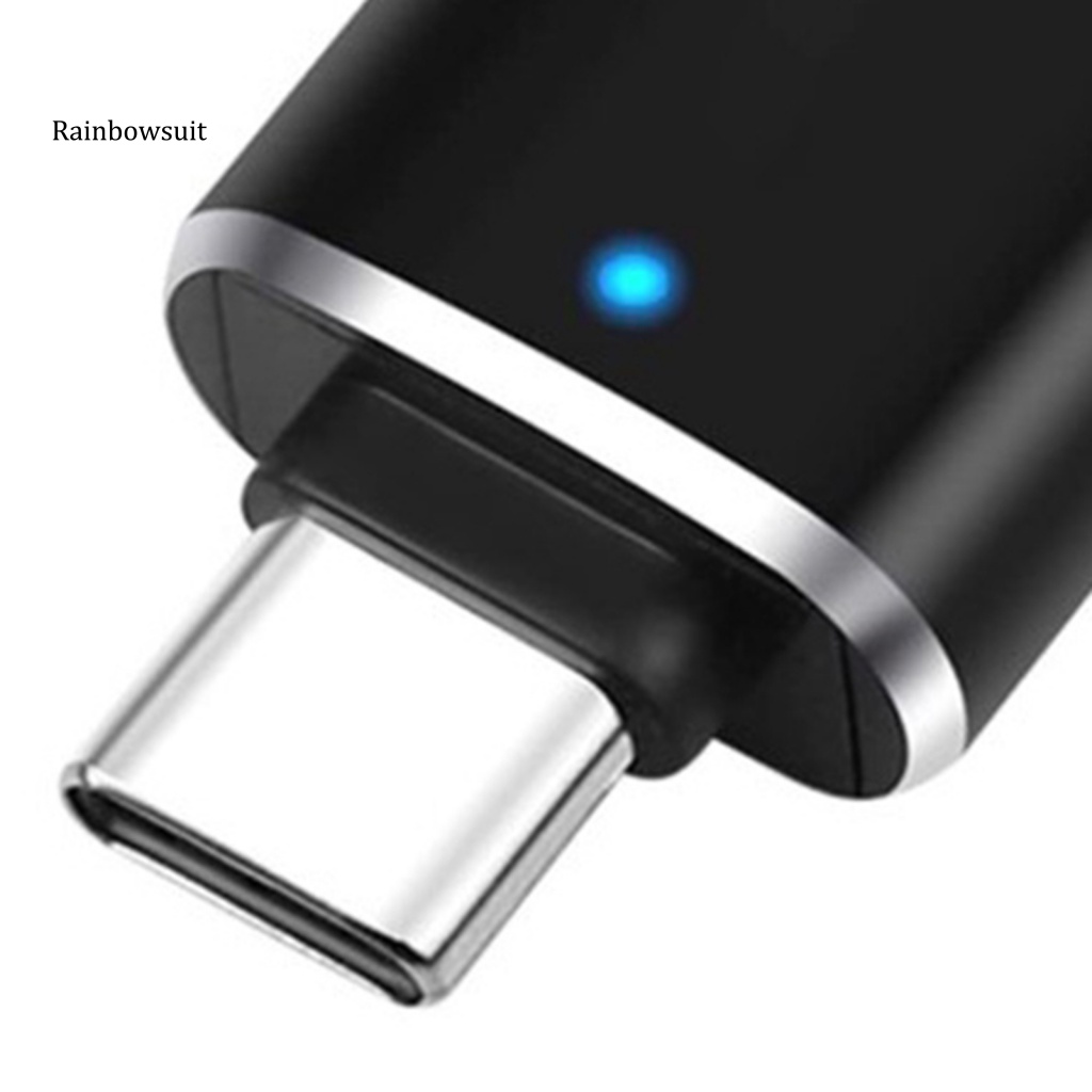 Bộ Chuyển Đổi OTG Tốc Độ Cao Type-C Sang USB Mini OTG Có Đèn Báo Cho Điện Thoại Thông Minh