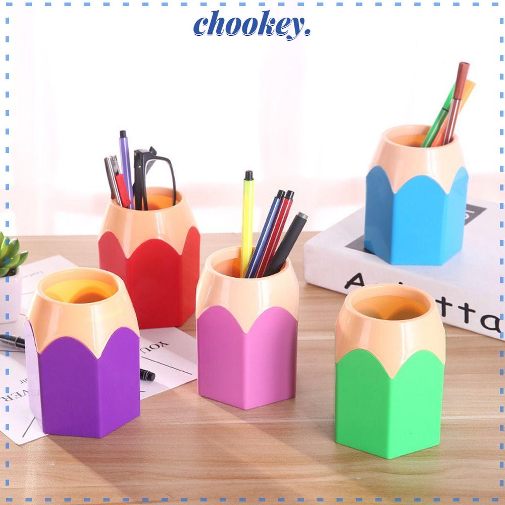 CHOOKEY Giá Đỡ Bút Để Bàn Thiết Kế Độc Đáo Tiện Dụng Cho Văn Phòng