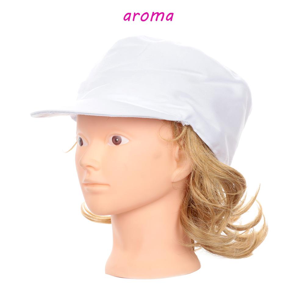 AROMA Mũ Đầu Bếp Màu Trắng Chống Bụi