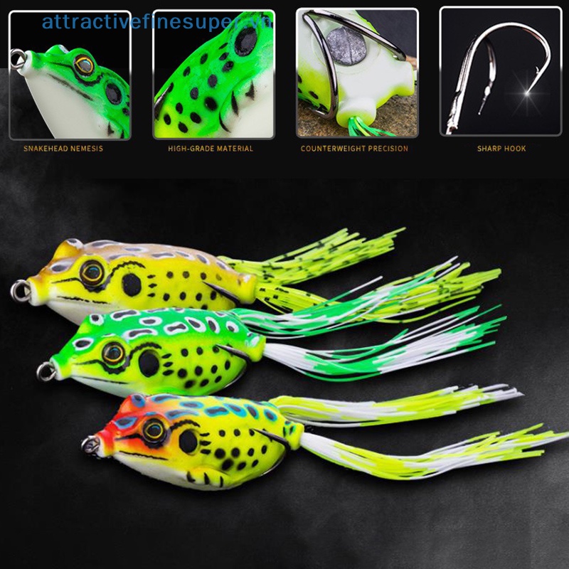 Mồi Giả Nhử Cá Mềm Hình Ếch 5cm 8g Gắn Kèm Móc Câu