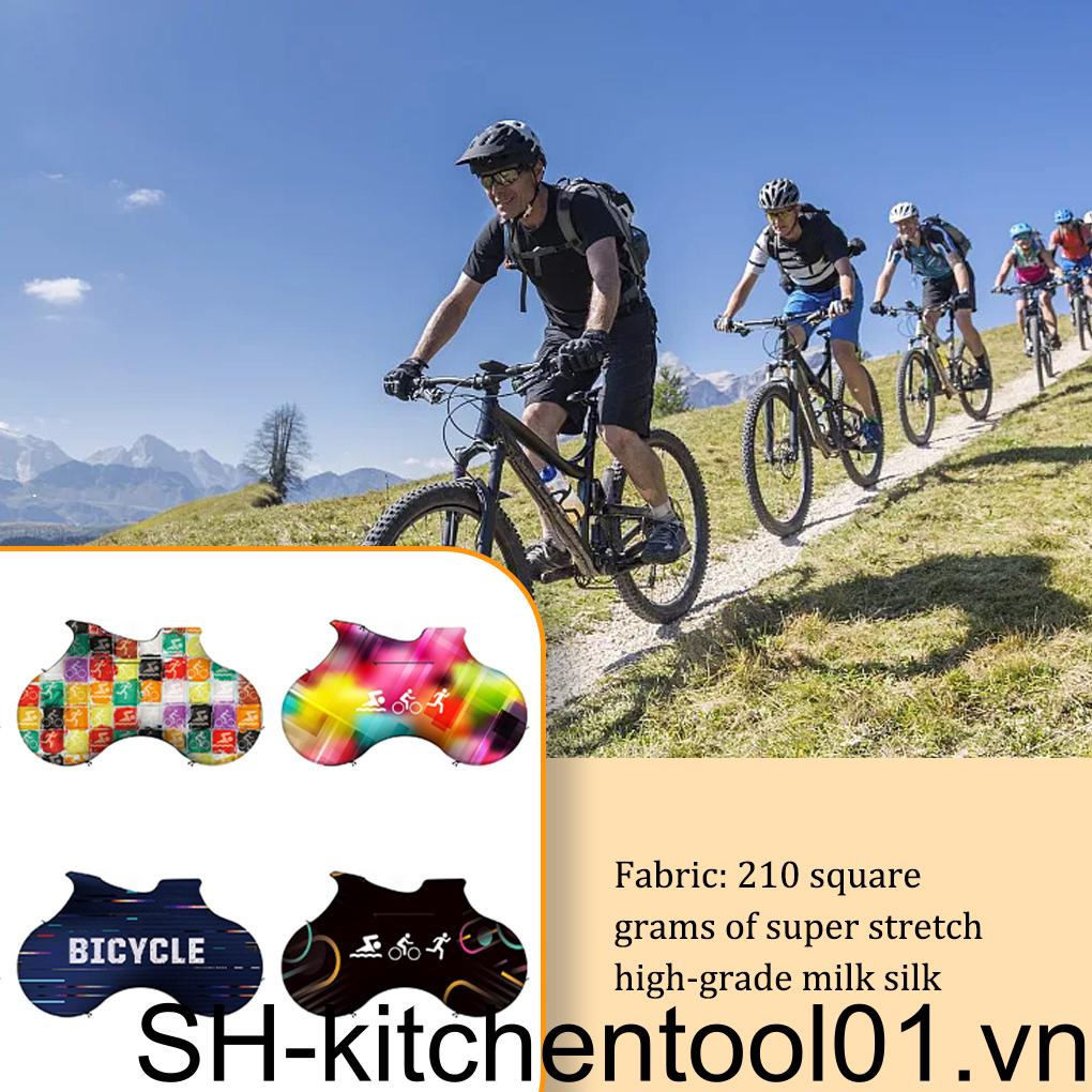 Tấm Bọc Bảo Vệ Xe Đạp Leo Núi Chống Bụi Đàn Hồi Tốt Ốp