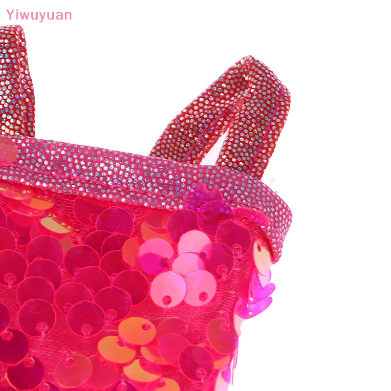 Váy Ngắn Ôm Dáng Đính Kim Sa Thủ Công Dễ Thương Thời Trang Cho Búp Bê 30cm