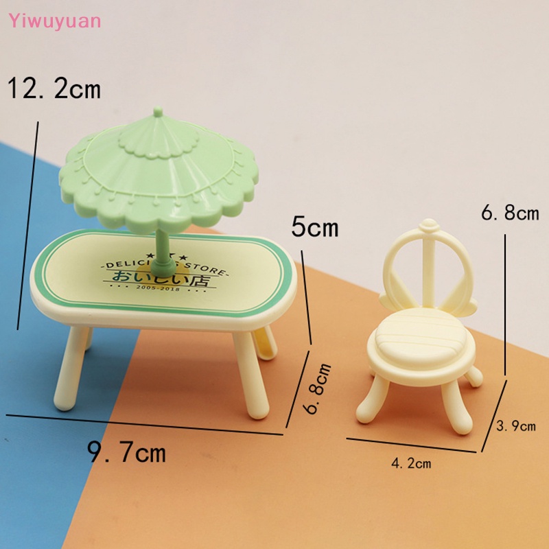 < Yiwuyuan > Dù Che Nắng Mini Trang Trí Nội Thất Ngoài Trời Cho Nhà Búp Bê