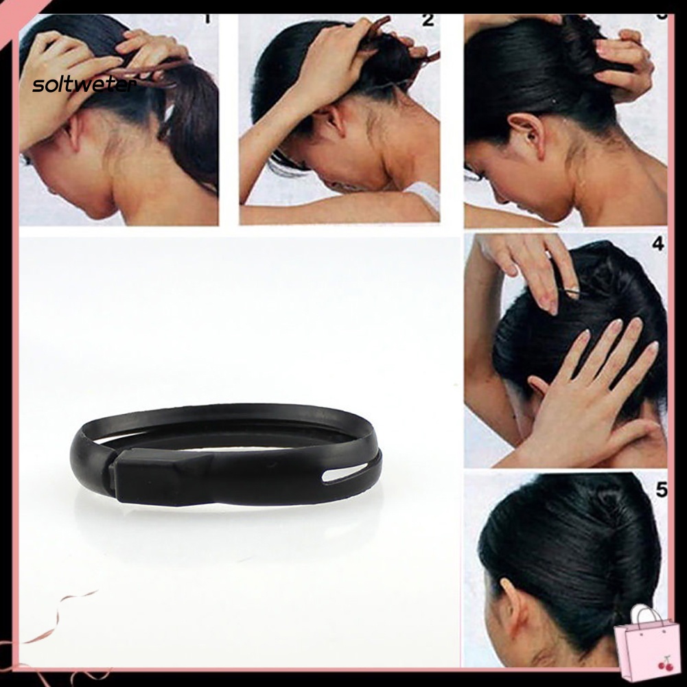 Dụng Cụ Búi Tóc Hình Bánh Donut Thời Trang Cho Nữ