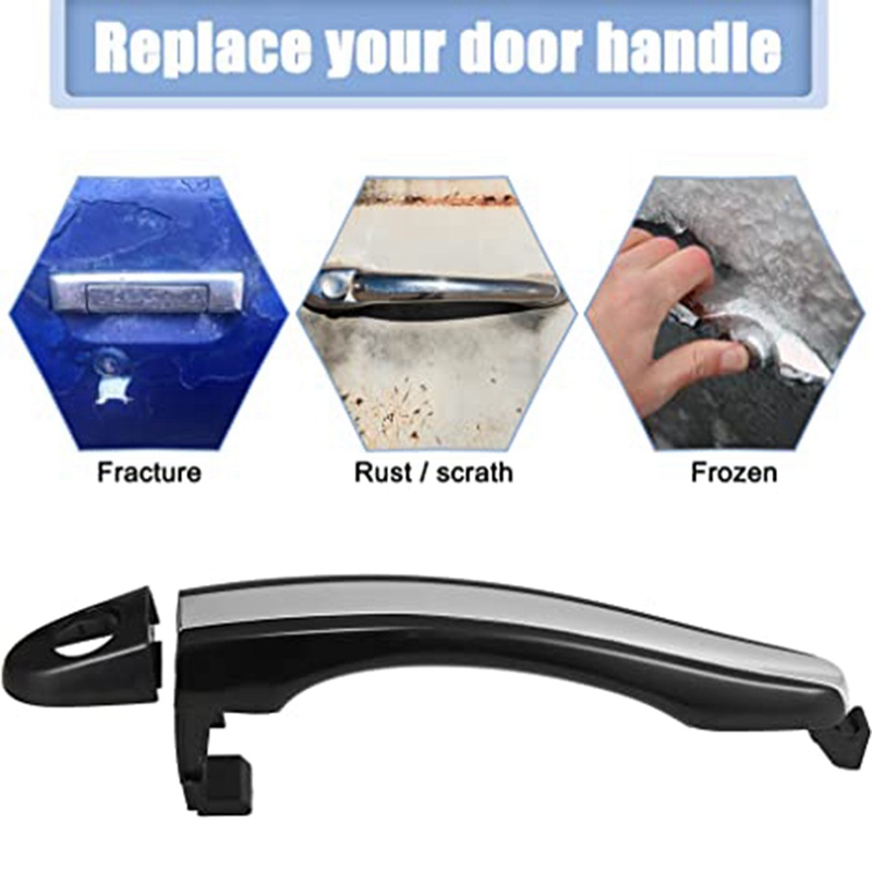 Tay Nắm Cửa Trước Bên Ngoài Bằng Chrome Cho Hyundai Azera 2006-2011Ex 82651-3L000 826513Phụ Kiện Chuyên Dụng Cho Xe Hơi L0000 L000