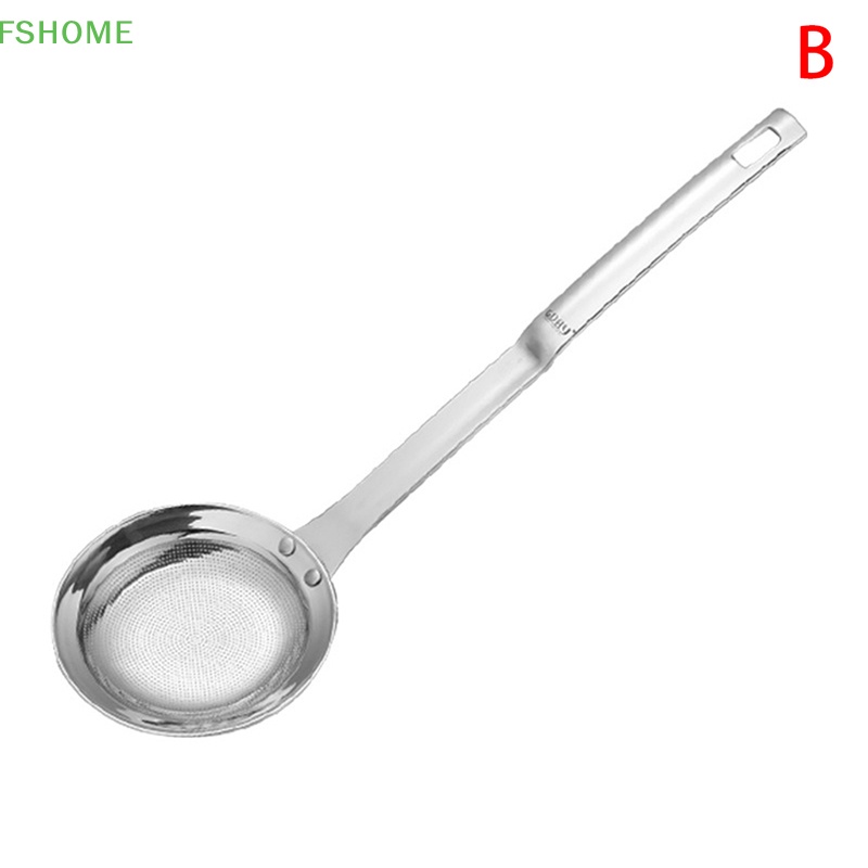 Muỗng Lọc Dầu Tay Cầm Dài Bằng Thép Không Gỉ