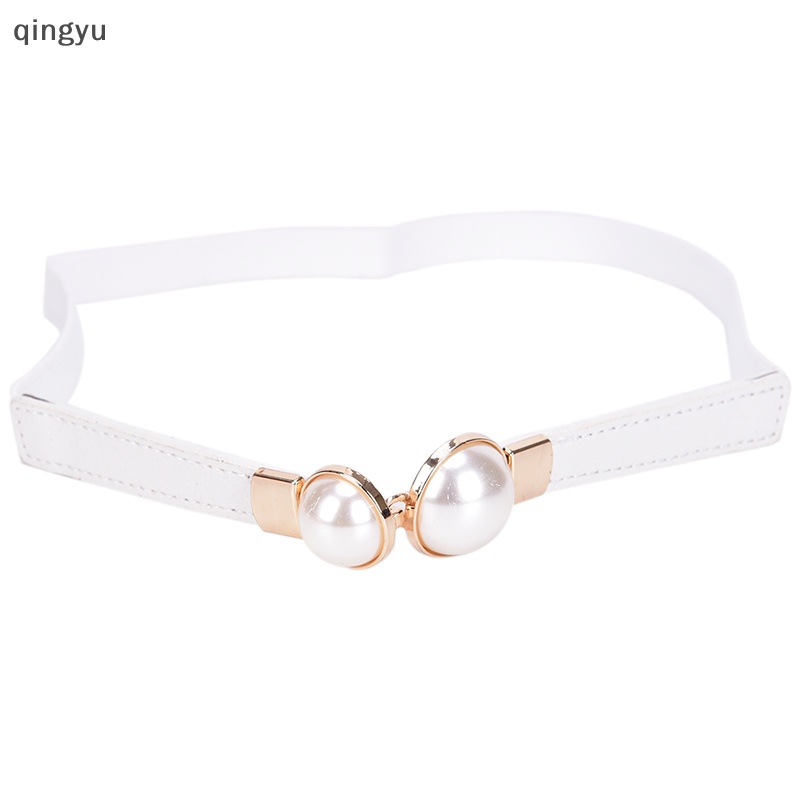 Thắt Lưng Co Giãn Đính Hạt Ngọc Trai Thời Trang Mới Cho Nữ