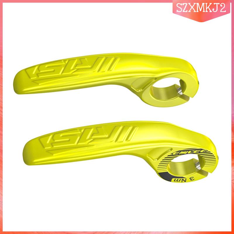 1 Cặp Bọc Tay Lái Xe Đạp Leo Núi Bằng Nhựa PP 22.2mm Trọng Lượng Nhẹ