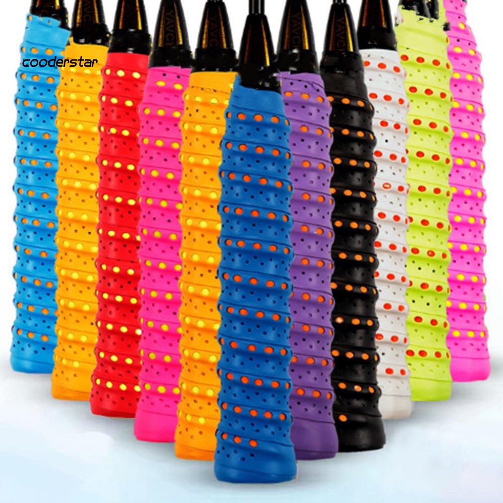 Vỏ Bọc Tay Cầm Vợt Tennis Chống Trượt Màu Sắc Tươi Sáng