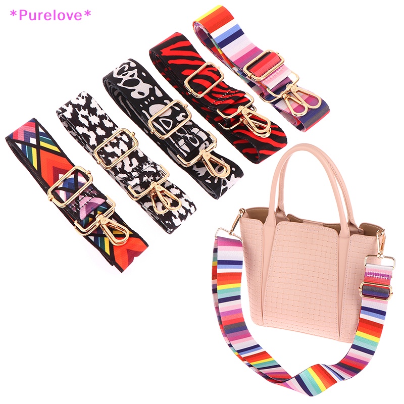 Dây Đeo Túi Xách Thay Thế DIY Bằng Vải Canvas Bản Rộng Điều Chỉnh Được Mới