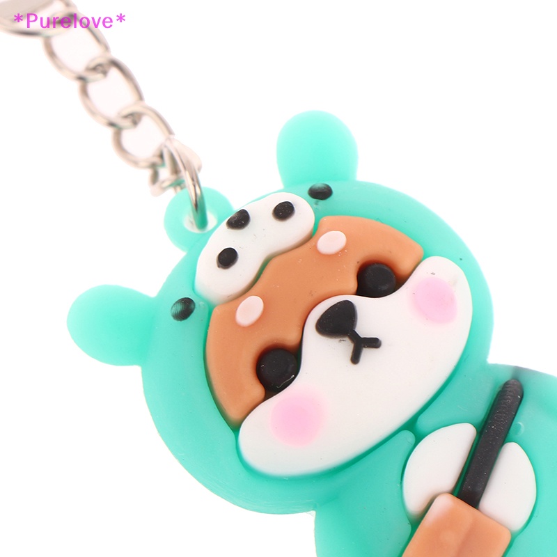 1 Móc Khóa Hình Chú Chó Shiba Inu Dễ Thương Sáng Tạo Mới