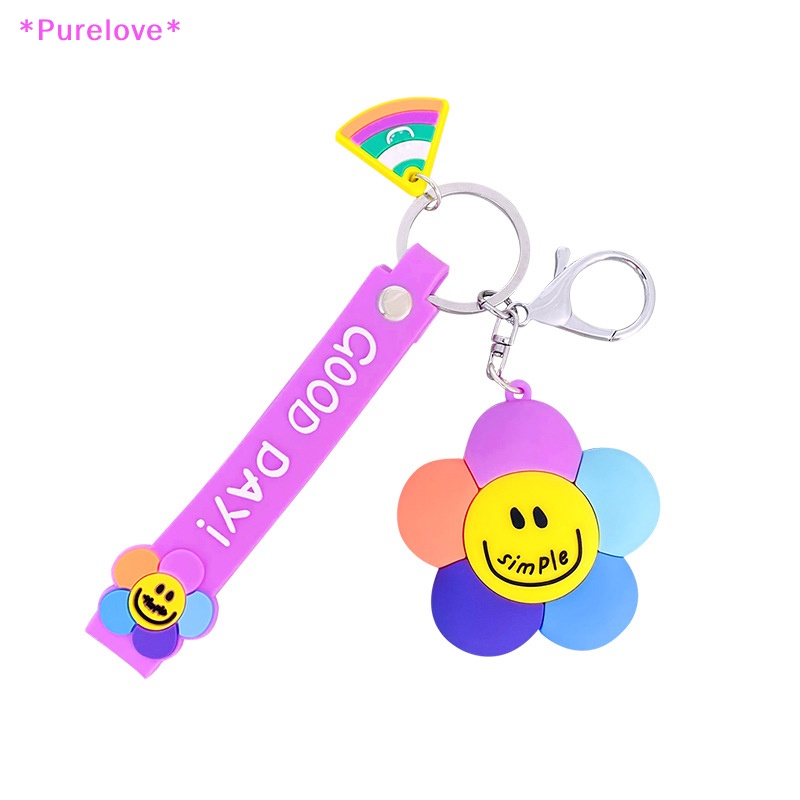 Purelove &gt; Phụ Kiện Móc Khóa Điện Thoại Hình Hoa Hướng Dương Mặt Cười Dễ Thương Mới