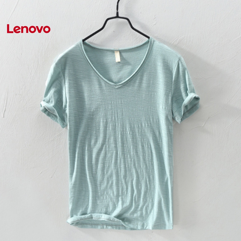 Áo Thun Tay Ngắn Cổ Chữ V Màu Trơn Họa Tiết Hoa Hướng Dương Thời Trang Mùa Hè Cho Nam