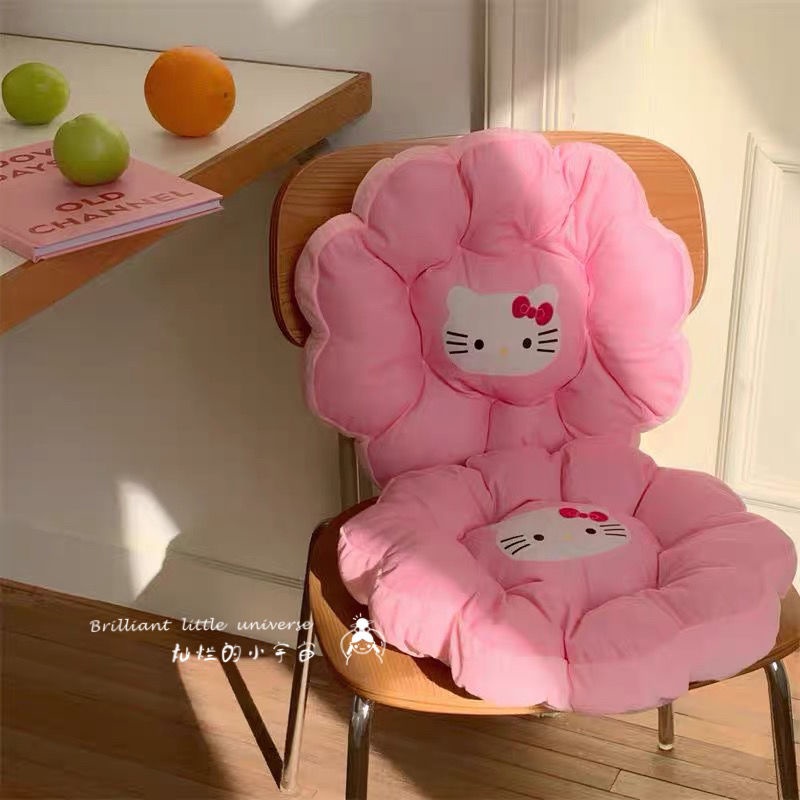 Đệm Lót Ghế Ngồi Mềm Mại Hình Hello Kitty Đáng Yêu