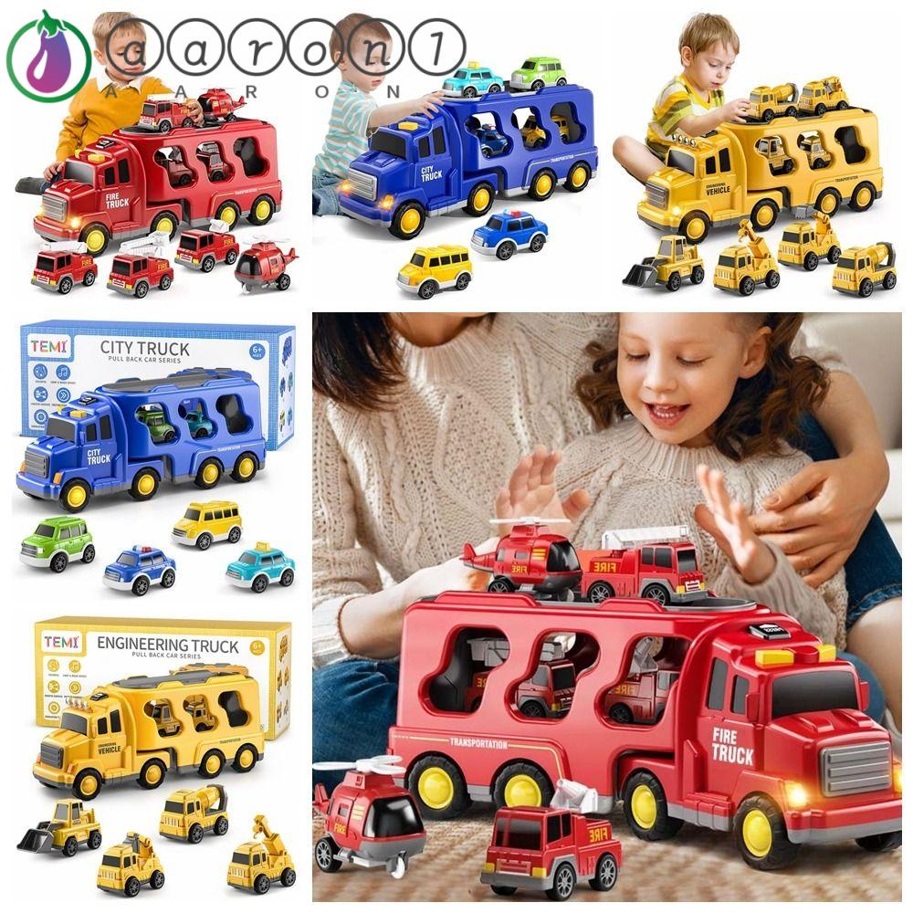 AARON1 Mô Hình Xe Tải Đồ Chơi Bằng Nhựa ABS Cho Bé Trai