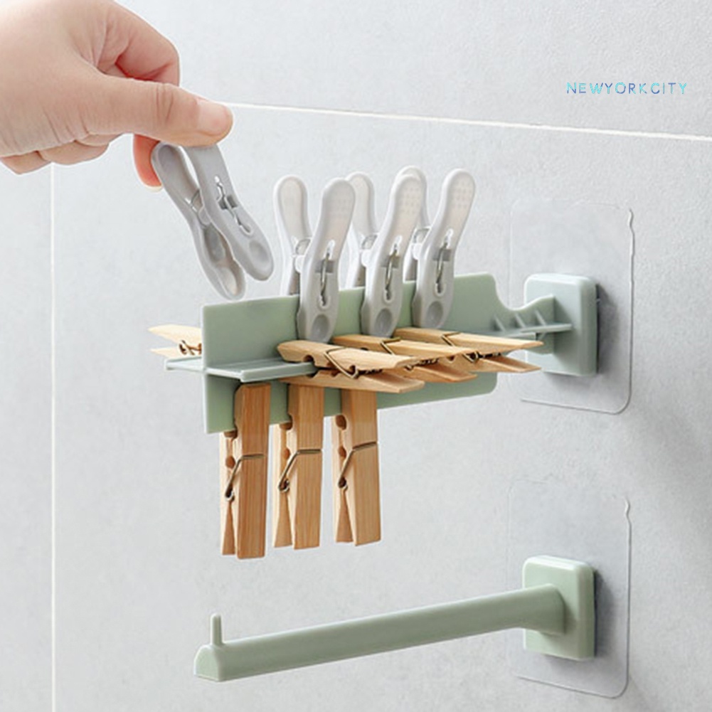 Giá Đỡ Treo Quần Áo Bằng Nhựa Có Giác Hút