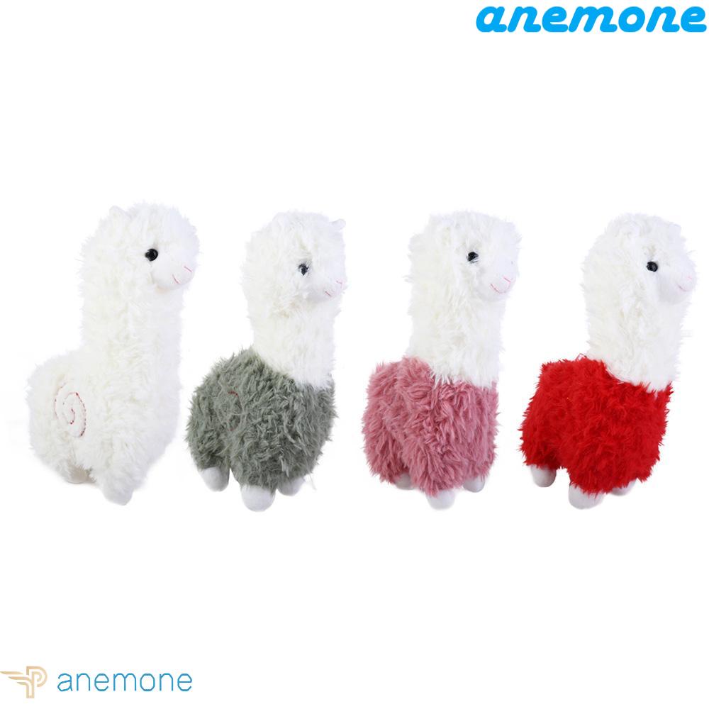 ANEMONE Thú Nhồi Bông Hình Lạc Đà Alpaca 28cm Nhiều Màu Sắc Bằng Cotton Trang Trí Nhà Cửa