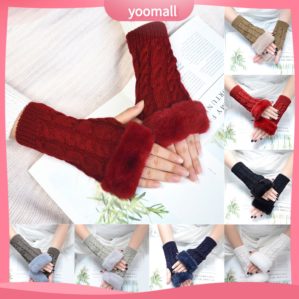 1 Đôi Găng Tay Dài Hở Ngón Cách Nhiệt Thoáng Khí Tốt