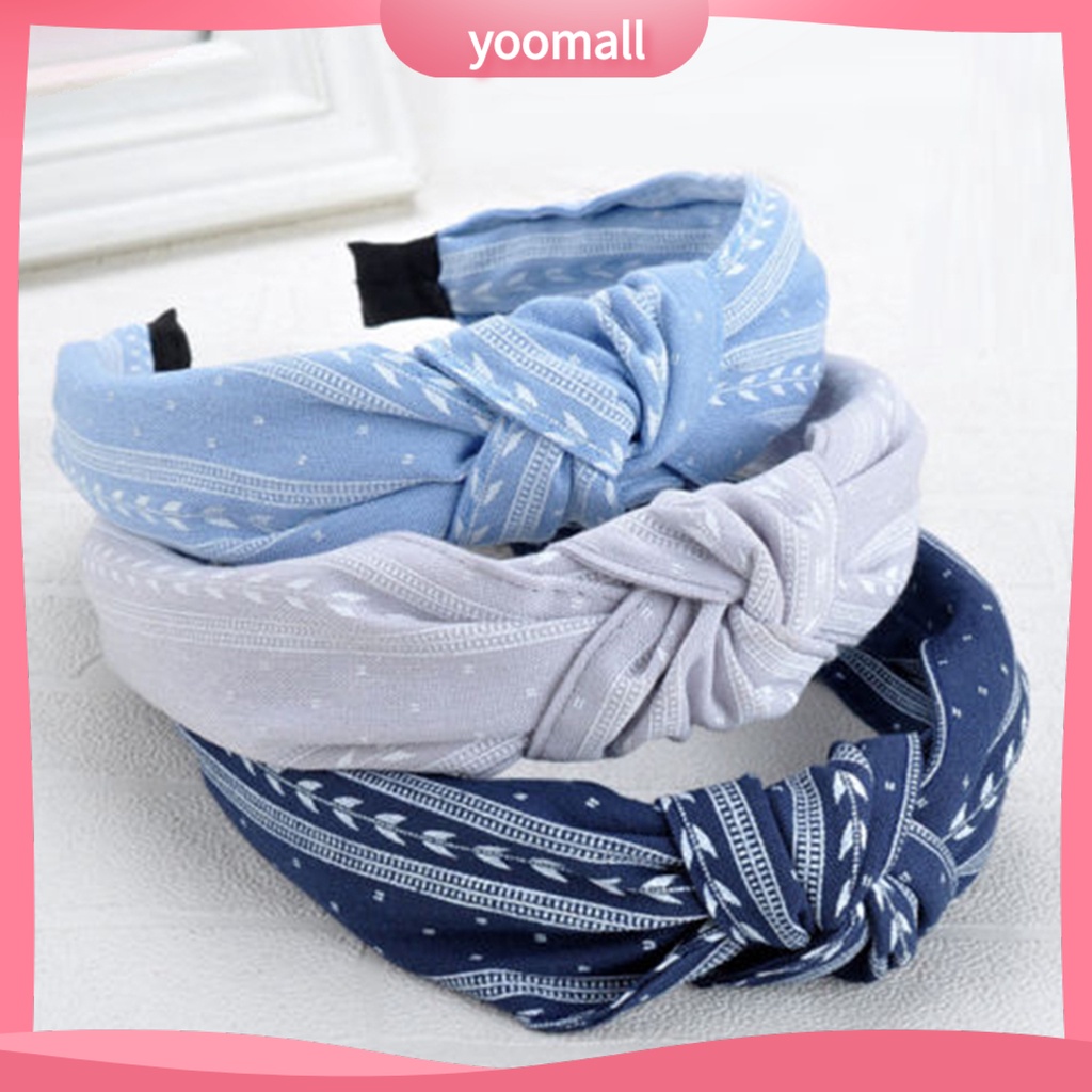 Băng Đô Thắt Nút Chéo Bằng Vải Thoải Mái Quyến Rũ Mặc Hàng Ngày Cho Cuộc Sống Hàng Ngày