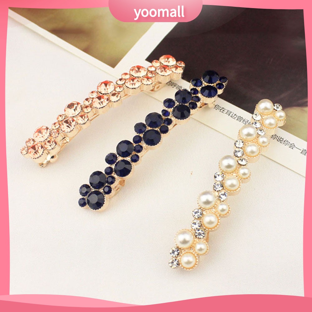 Kẹp Tóc Đính Ngọc Trai Giả Thời Trang Cho Nữ