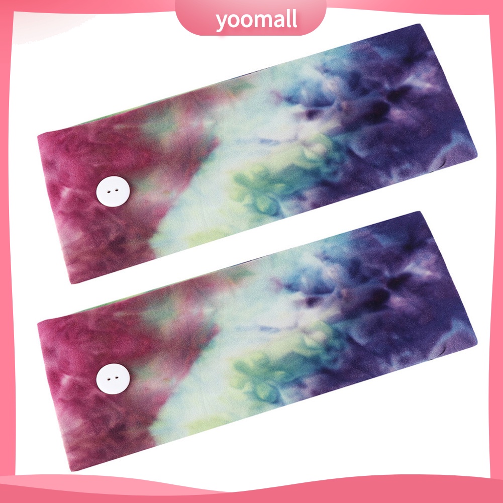 Set 2 Băng Đô Cài Tóc Bảo Vệ Tai Chống Mồ Hôi Chăm Sóc Sức Khỏe