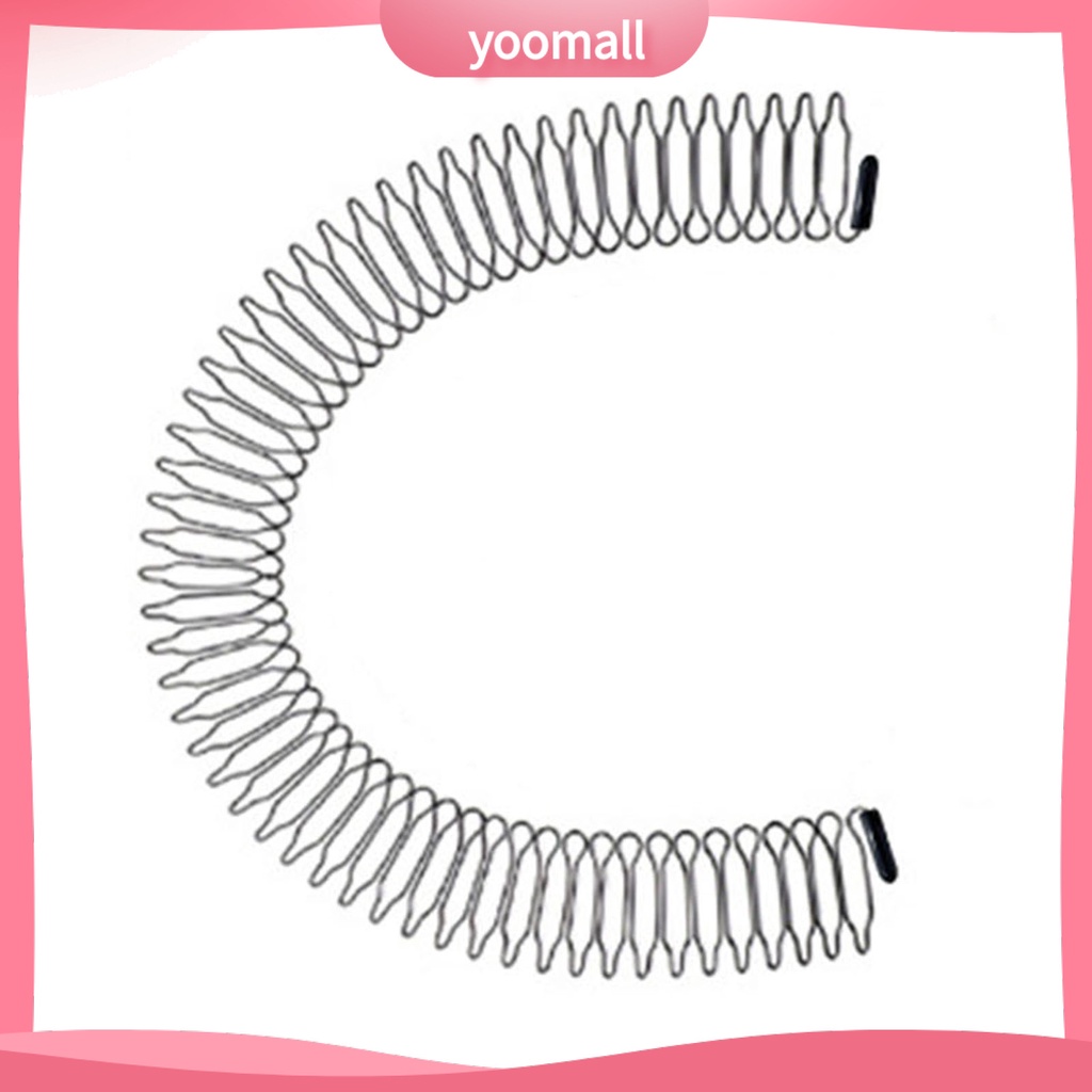 Băng Đô Ngắn Cài Tóc Vô Hình Màu Trơn Co Giãn Tốt Chống Trượt Trọng Lượng Nhẹ Dành Cho Nữ