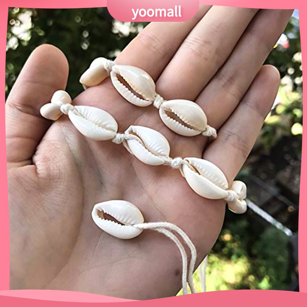 Vòng cổ Mặt Vỏ Sò Phong Cách Hawaii Có Thể Điều Chỉnh