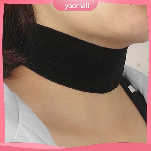 Vòng Cổ Choker Dây Nhung Đen Đơn Giản Phong Cách Gothic Cổ Điển Dành Cho Nữ