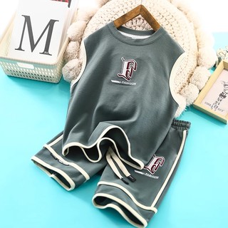 Bộ quần áo sát nách ba lỗ cho bé trai bé gái chất cotton size đại 65kg bộ ba lỗ fashion