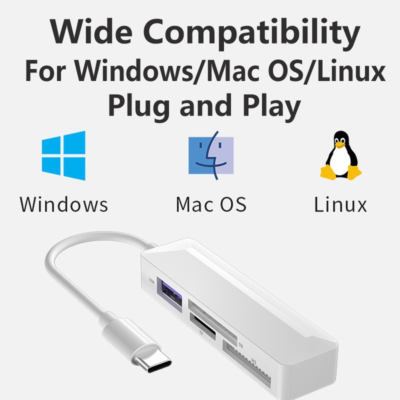 SONY CANON Đầu Đọc Thẻ Nhớ micro sd / tf / ms Đa Năng Cho iphone ipad laptop pc android