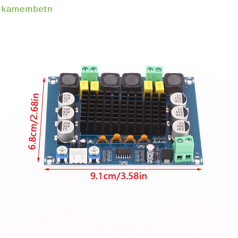 Bảng Mạch Khuếch Đại Âm Thanh Kỹ Thuật Số Kênh Kép DC 12V 24V 120W * 2 TPA3116 D2