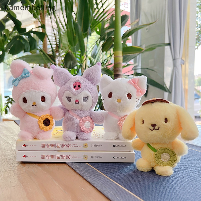 Kamembelling Sanrio Móc Khóa Hình Thỏ Cinnamoroll Melody Nhồi Bông Đáng Yêu