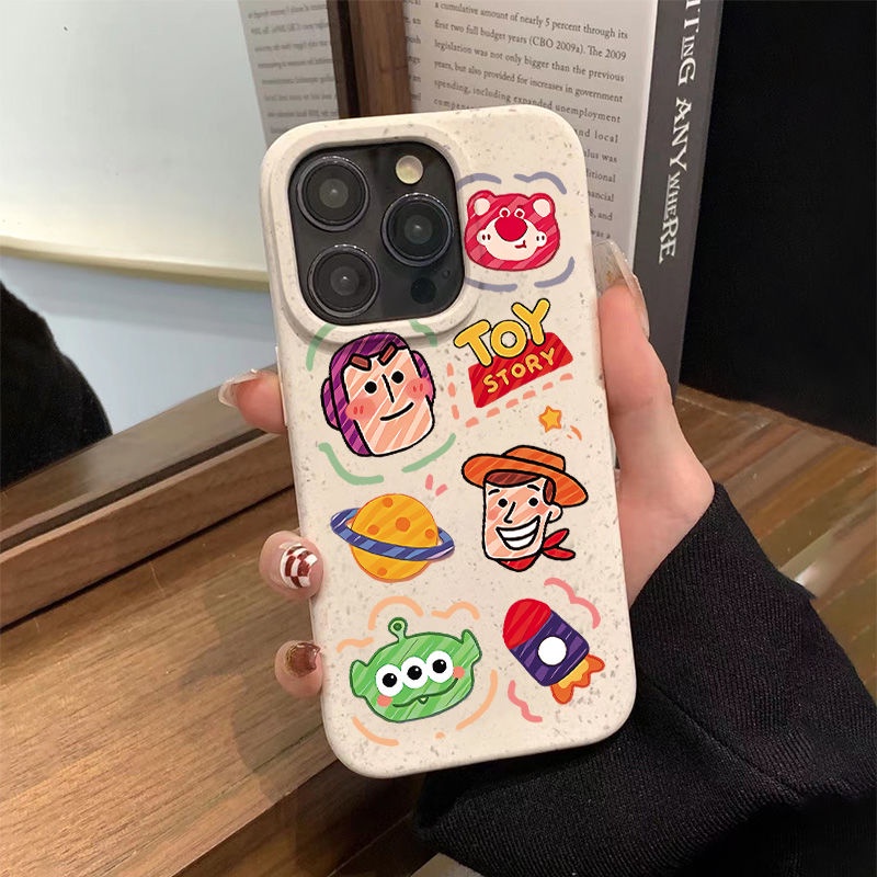 Ốp Điện Thoại Dẻo Họa Tiết Hoạt Hình Toy Story Dễ Thương Chống Sốc Cho iPhone12 13 plus 7 14pro11 8 ZI6H
