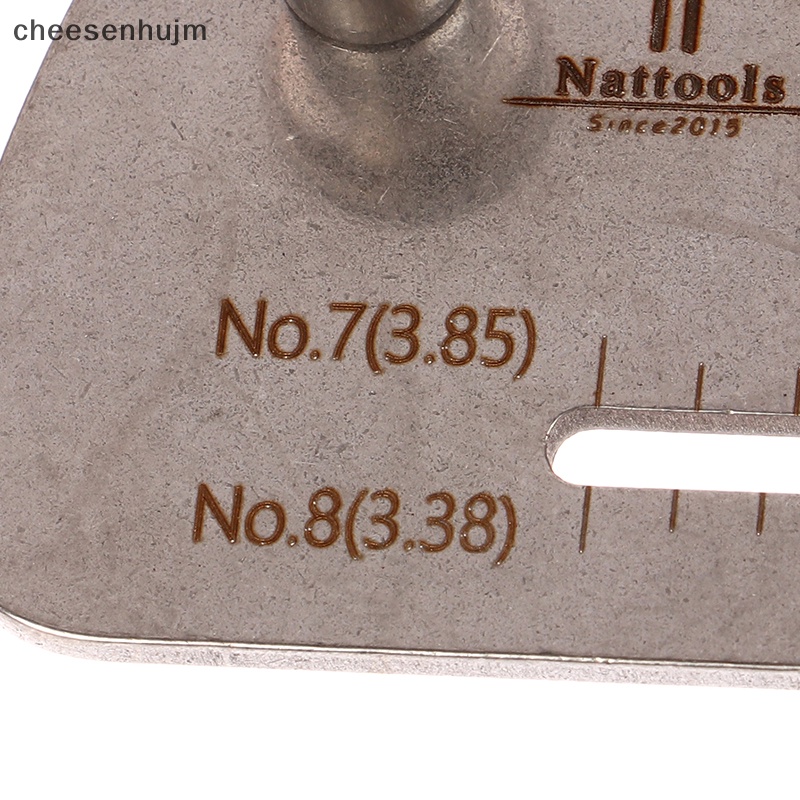 Dụng Cụ Hỗ Trợ Đục Lỗ Đồ Da Bằng Thép Không Gỉ