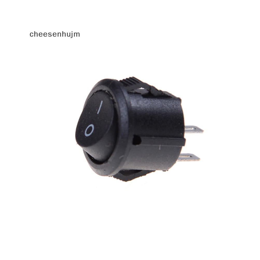 Set 10 Công Tắc ON / OFF Hình Tròn Nhỏ 16mm 2 Pin Chuyên Dụng Cho Tàu Thuyền