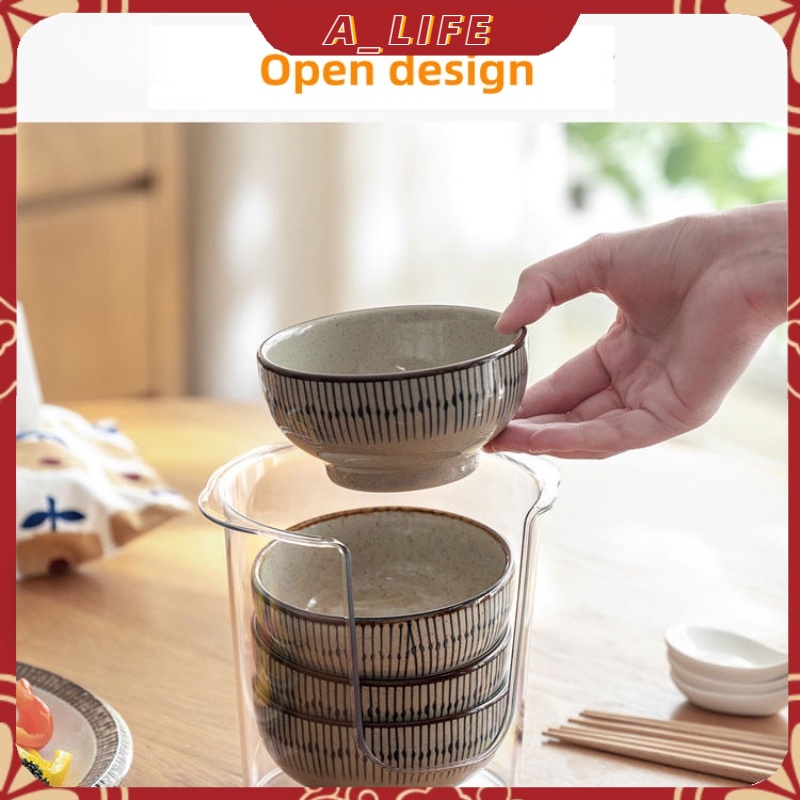 A - LIFE Kệ Úp Chén Đĩa Ráo Nước Tiện Dụng Cho Nhà Bếp