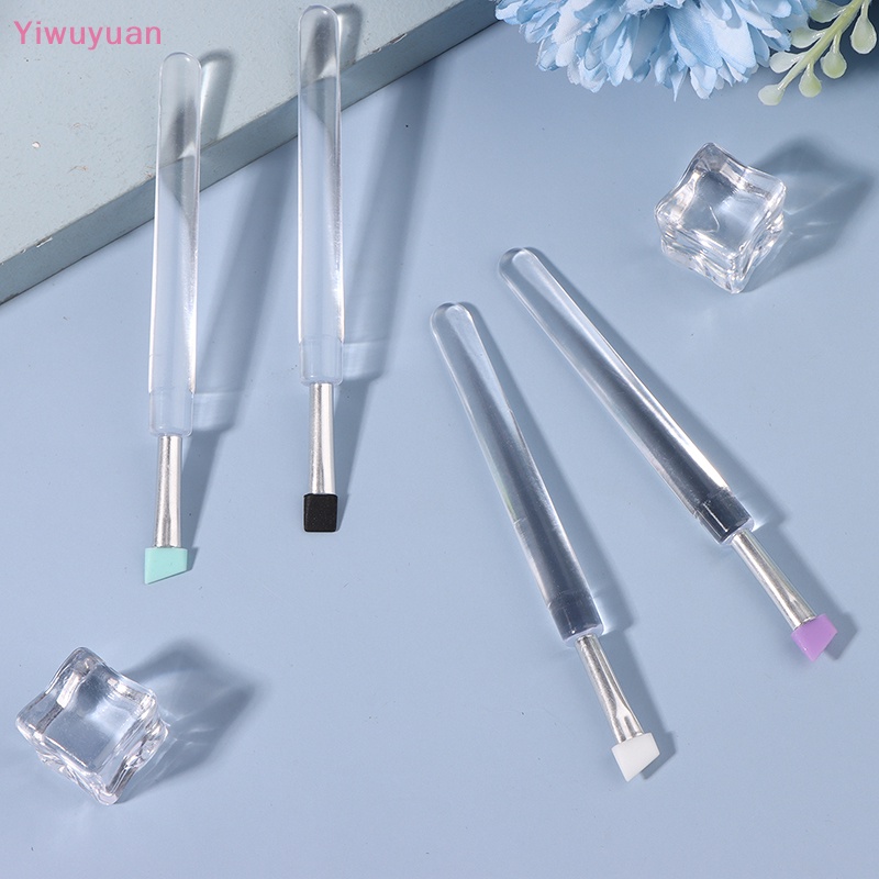 < Yiwuyuan > Dụng Cụ Hỗ Trợ Nâng Lông Mi Bằng Silicon Trong Suốt Kèm Vỏ Bọc Mới