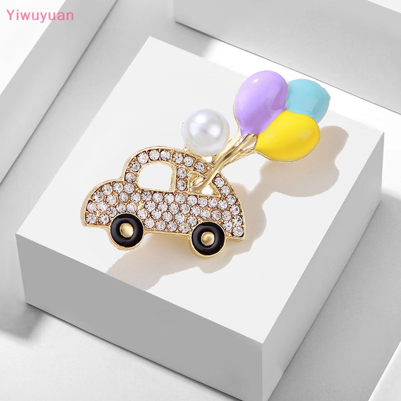 Ghim Cài Áo Hình Bong Bóng Đính Đá Thời Trang Cho Nữ