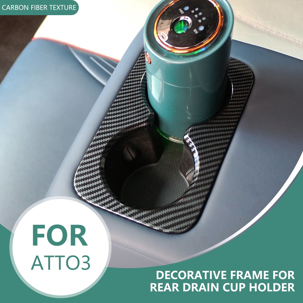 Khung Viền Hộp Tỳ Tay Bằng ABS Cho Xe Hơi BYD YUAN PLUS ATTO 3 2022 2023