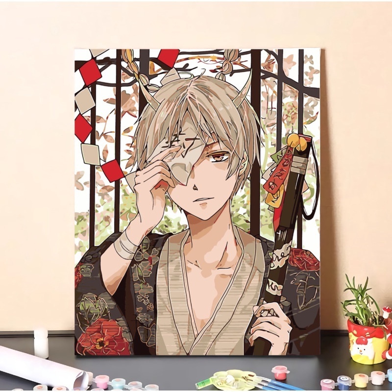 Tranh Sơn Dầu Kỹ Thuật Số Tự Vẽ Hình Phong Cảnh Anime 40 * 50cm 40 * 50 Lora PB2