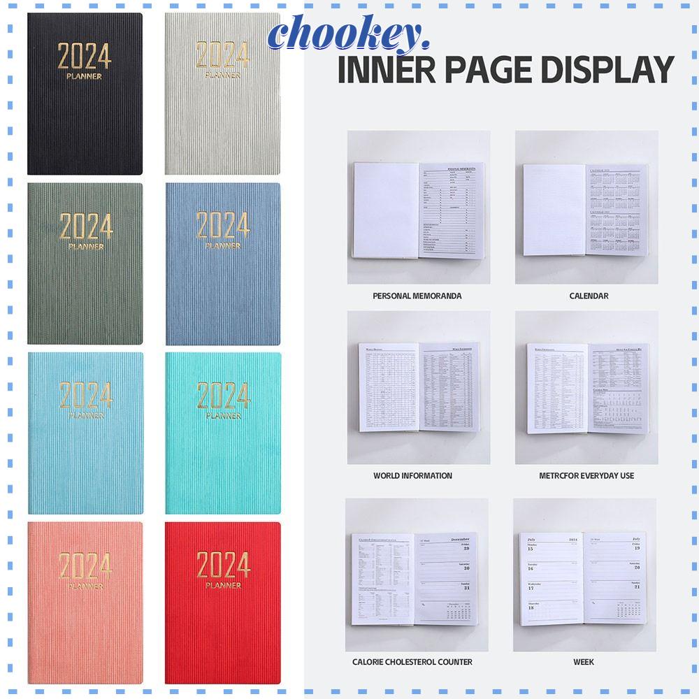 Sổ Ghi Chú Mini A7 Bỏ Túi Agenda 2024 Tiện Dụng Cho Học Sinh